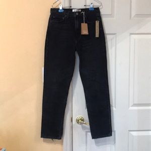 Black julia high cigarette jeans size 28